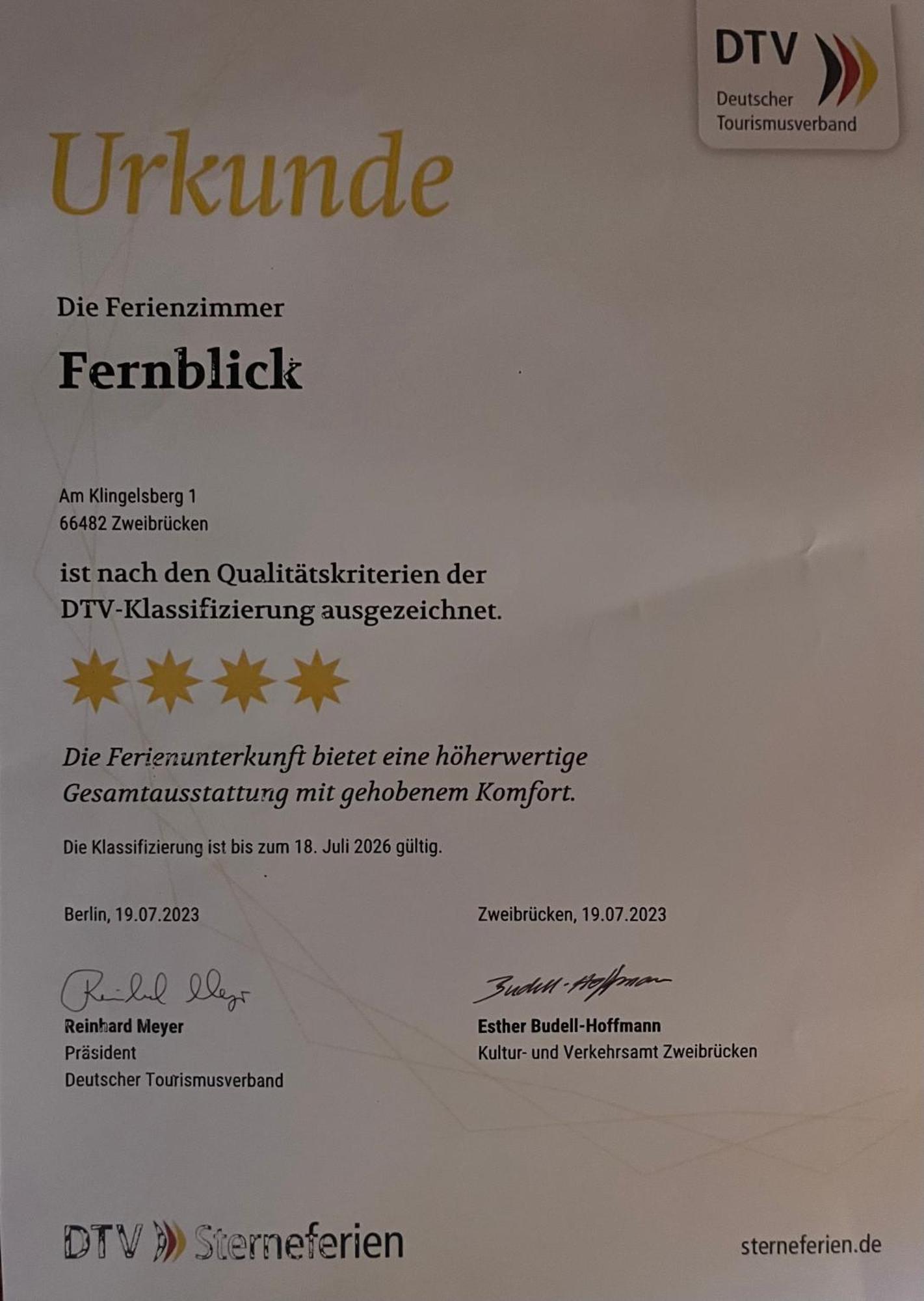 Apartamento Fernblick Zweibrücken Exterior foto